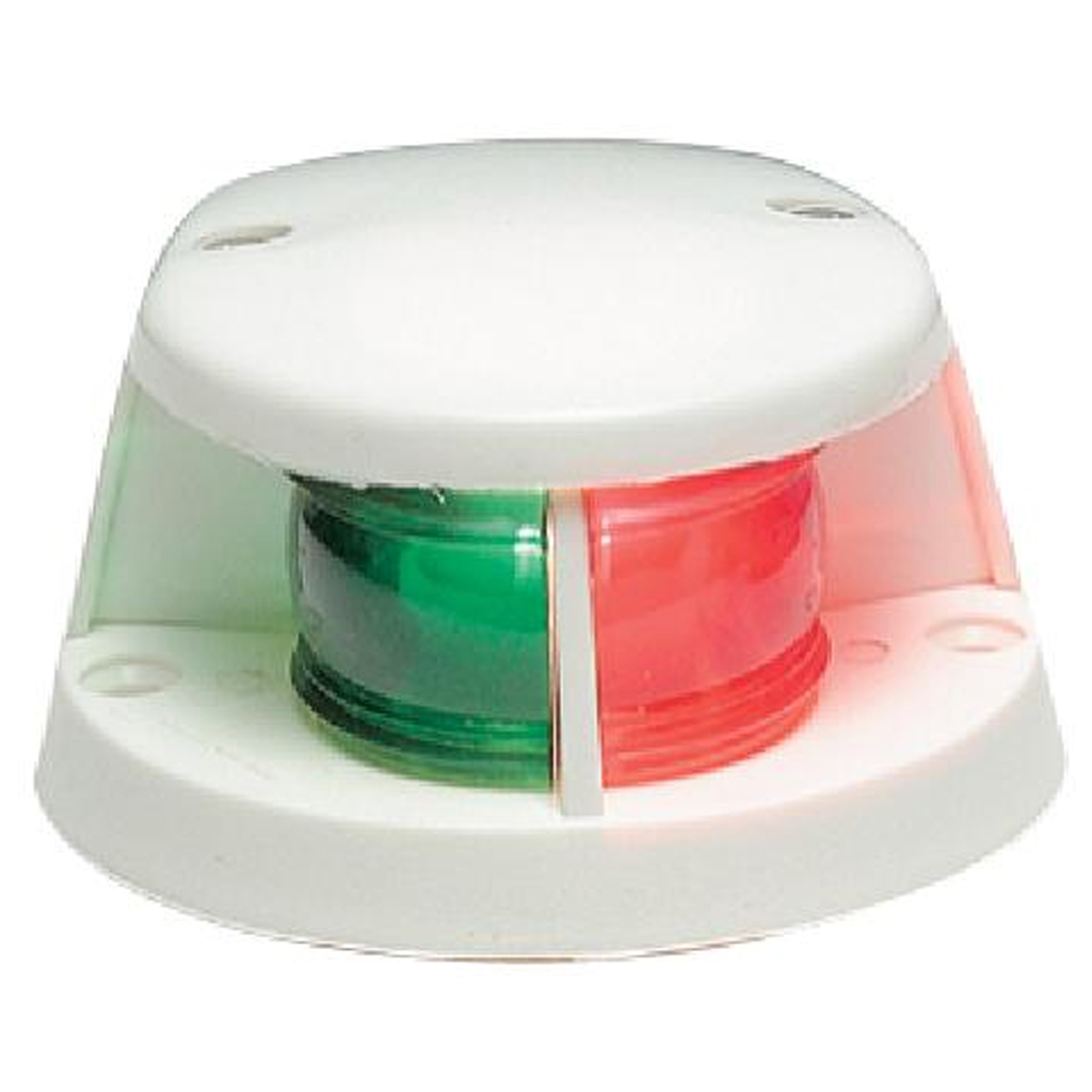 TWO-COLOUR NAVIGATION LIGHT (GREEN-RED) WITH WHITE SHELL