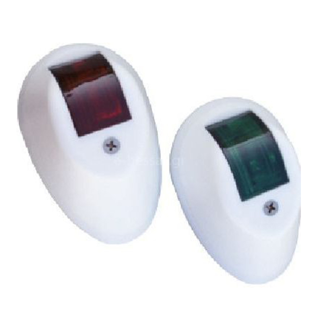 SIDE NAVIGATION LIGHTS WITH WHITE PLASTIC SHELL EVAL