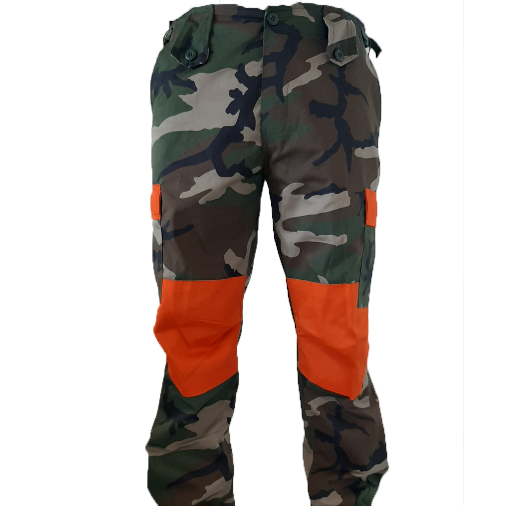 MILITARY PANTS MILITARY HIERAX AMERICAN VARIANT WITH ORANGE