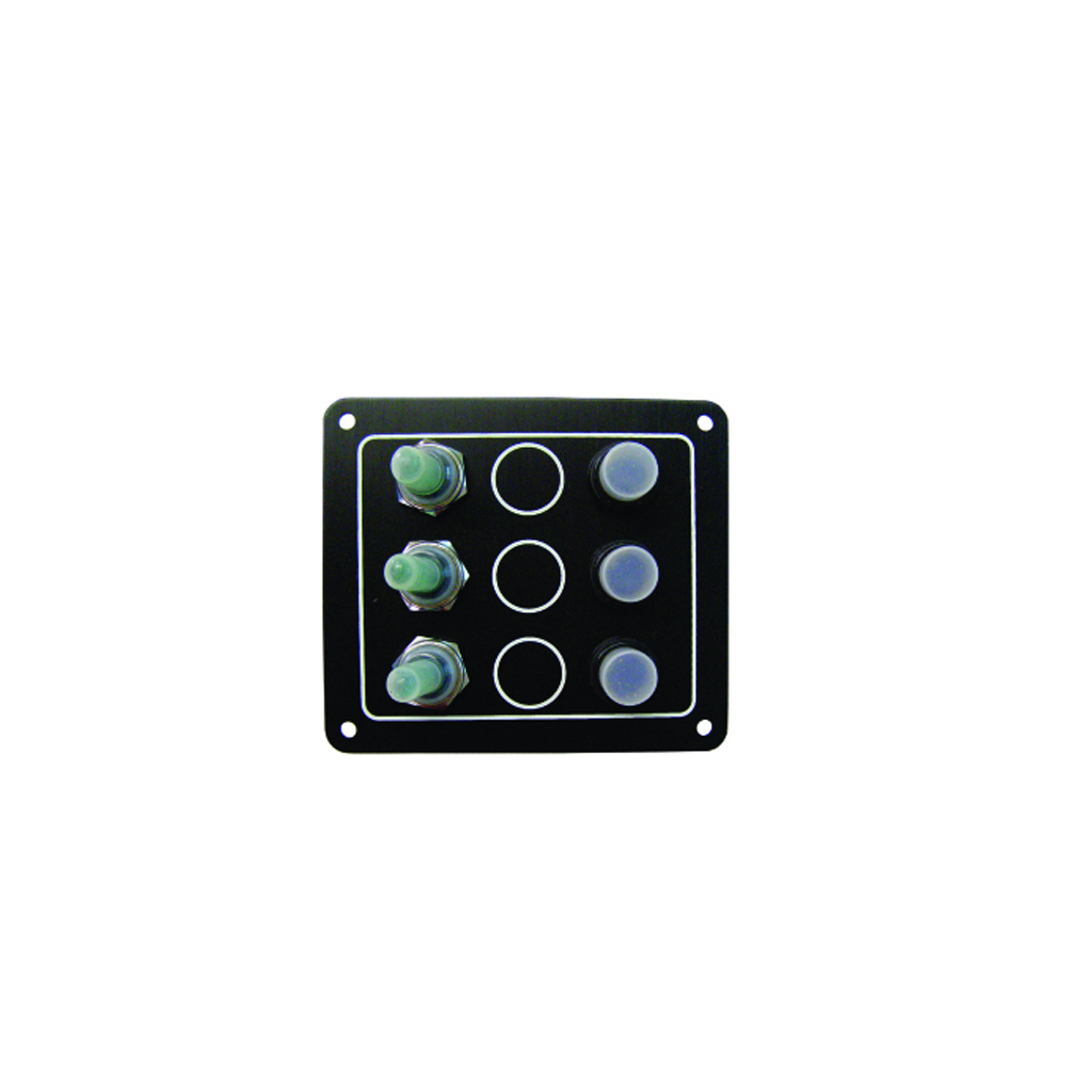 OEM WATERPROOF PANEL WITH FUSES 3 SWITCHES
