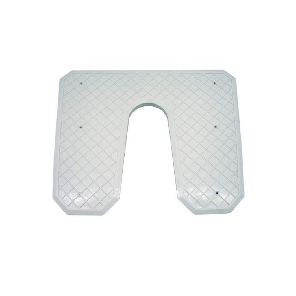 OUTBOARD ENGINE MOUNTING PLATE PLASTIC MIRROR WEDGE MIRROR SUPPORT PLATE WHITE